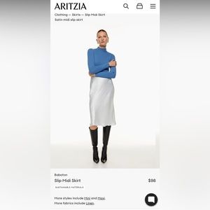 Babton Midi-Slip Skirt